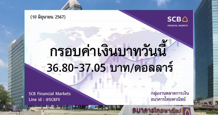 ธนาคารไทยพาณิชย์ ค่าเงินบาทประจำวันที่ 10 มิ.ย. 2567