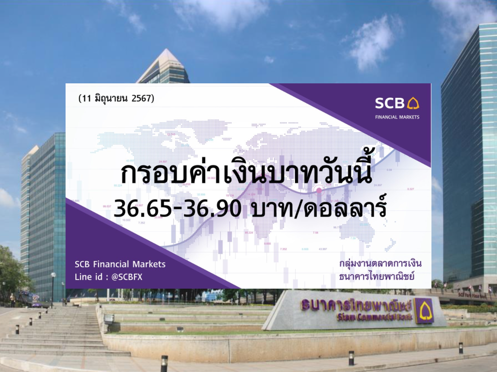 ธนาคารไทยพาณิชย์ ค่าเงินบาทประจำวันที่ 11 มิ.ย. 2567