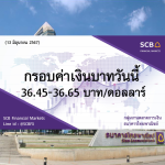 ธนาคารไทยพาณิชย์ ค่าเงินบาทประจำวันที่ 13 มิ.ย. 2567