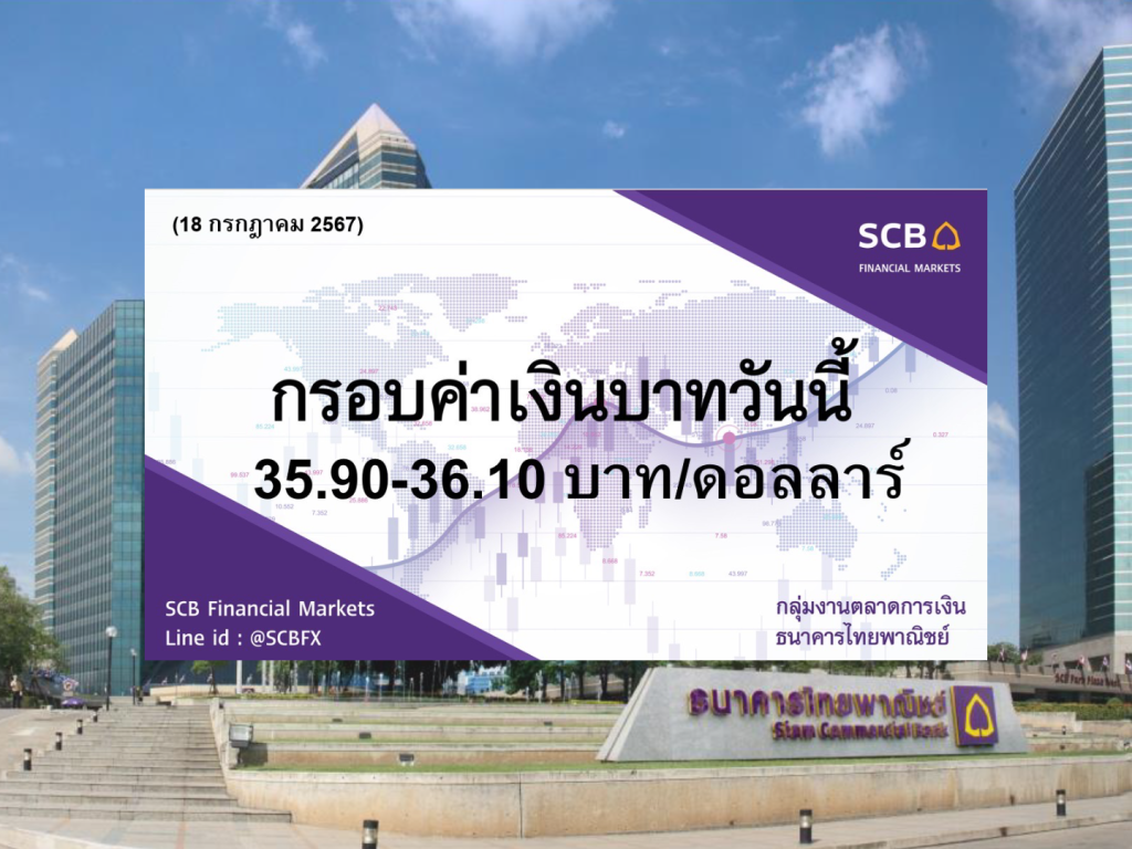 ธนาคารไทยพาณิชย์ ค่าเงินบาทประจำวันที่ 18 ก.ค. 2567