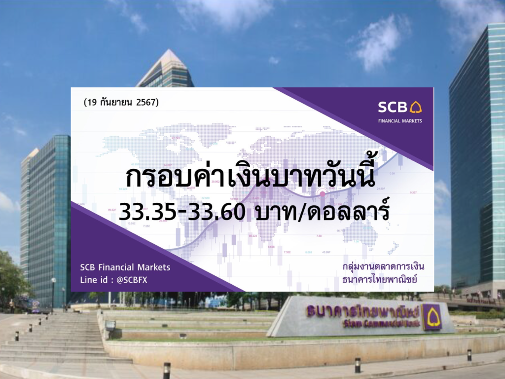 ธนาคารไทยพาณิชย์ ค่าเงินบาทประจำวันที่ 19 ก.ย. 2567