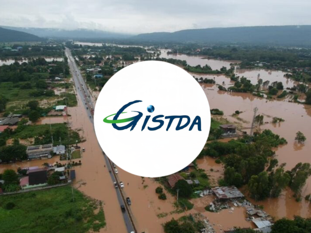 GISTDA เผย น้ำท่วมอีสานหลายจังหวัดรวมพื้นที่ 4.12 แสนไร่