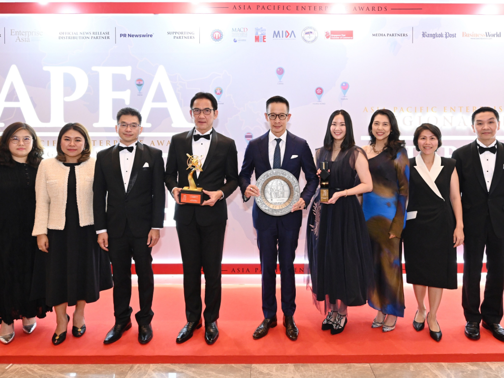 เมืองไทยประกันชีวิต รับรางวัลสูงสุด “Enterprise Asia Linchpin of Asia Awards”