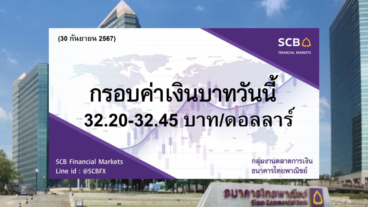 ธนาคารไทยพาณิชย์ ค่าเงินบาทประจำวันที่ 30 ก.ย. 2567