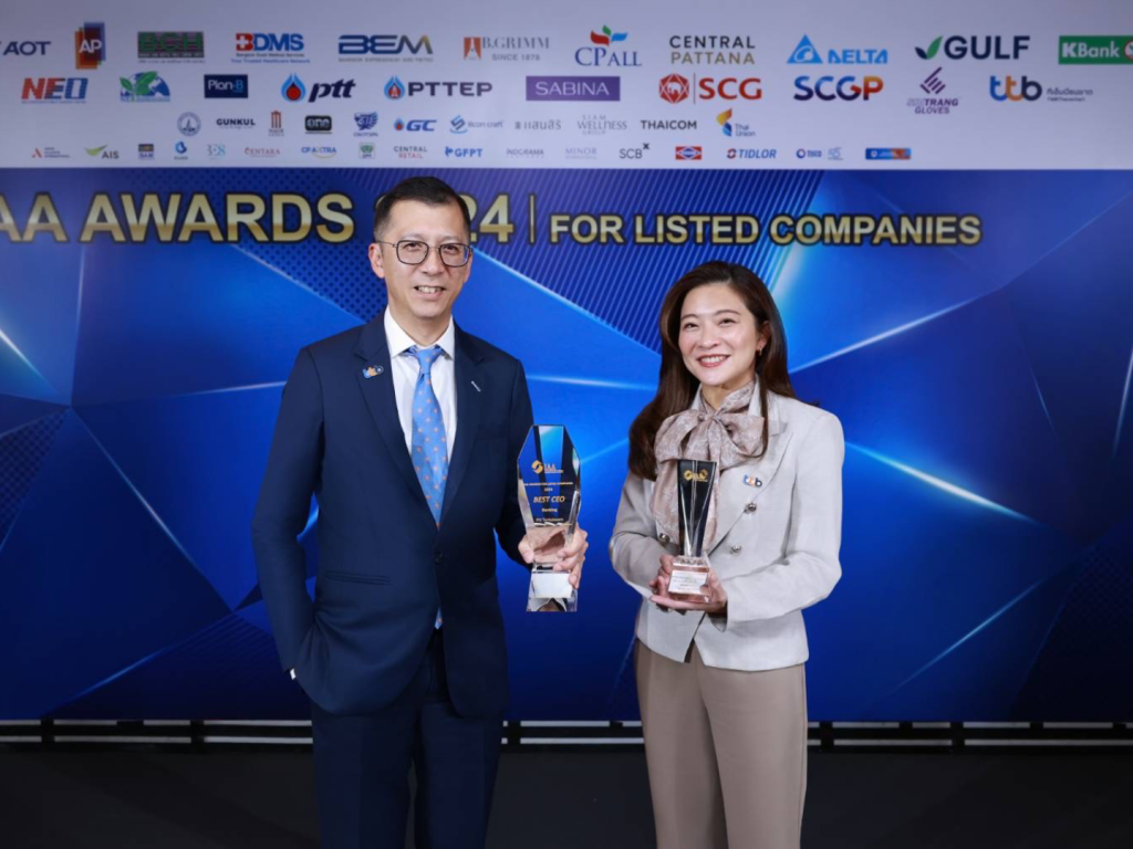 “ทีทีบี” คว้า 2 รางวัลจากเวที IAA AWARDS for Listed Companies 2024