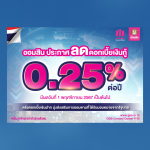 ออมสิน ประกาศลดดอกเบี้ยเงินกู้ 0.25% มีผล 1 พ.ย. 67 ตรึงดอกเบี้ยเงินฝาก