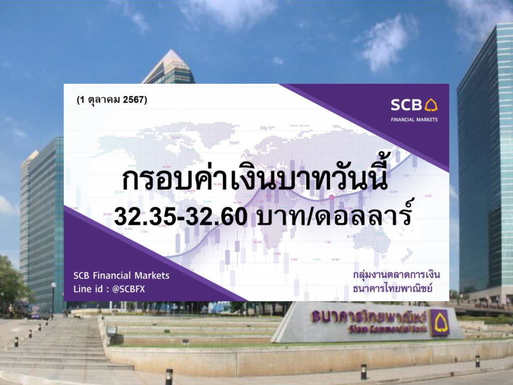 ธนาคารไทยพาณิชย์ ค่าเงินบาทประจำวันที่ 1 ต.ค. 2567