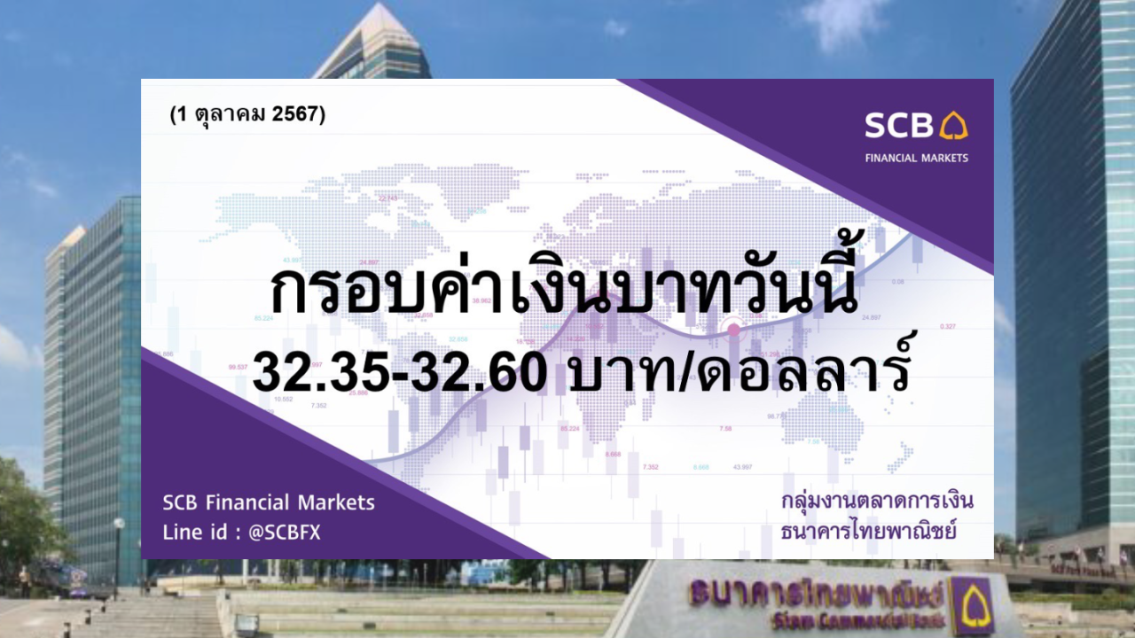 ธนาคารไทยพาณิชย์ ค่าเงินบาทประจำวันที่ 1 ต.ค. 2567