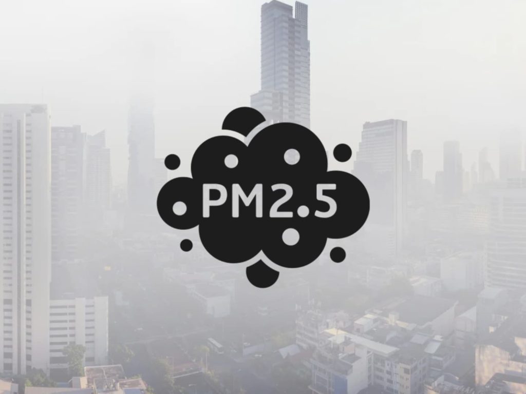 ค่าฝุ่น PM 2.5 กระจายทั่วกทม.ระวังสุขภาพ