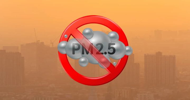 GISTDA เผย 5 เขต กทม. PM 2.5 โซนสีแดง