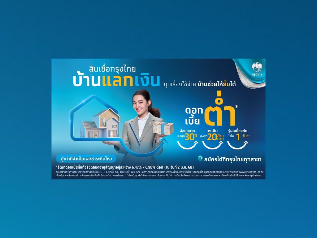 กรุงไทย เปิดตัว “เบลล่า ราณี” พรีเซนเตอร์ “สินเชื่อกรุงไทยบ้านแลกเงิน”