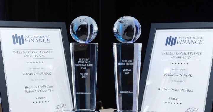 KBank wins two major international awards.