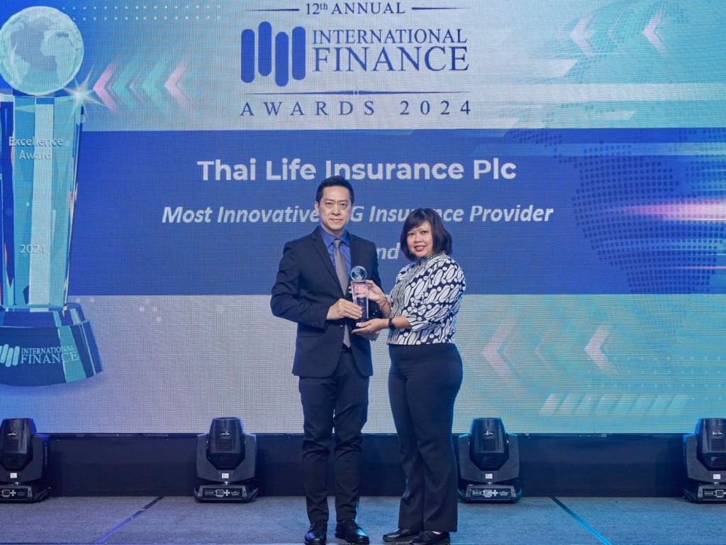 ไทยประกันชีวิต คว้ารางวัล “Most Innovative ESG Insurance Provider 2024”