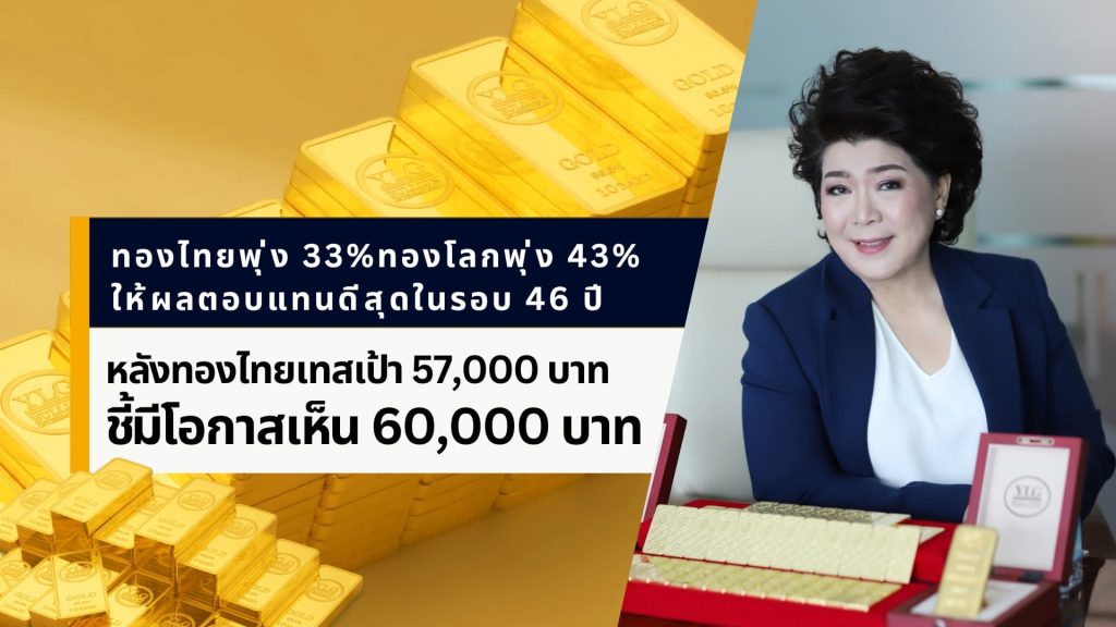 ลุ้นทองไทยแตะ 6 หมื่นบาท