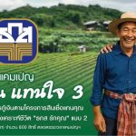 ธ.ก.ส. จัดแคมเปญแทนคุณ แทนใจ 3 เมื่อใช้บริการสินเชื่อแทนคุณ