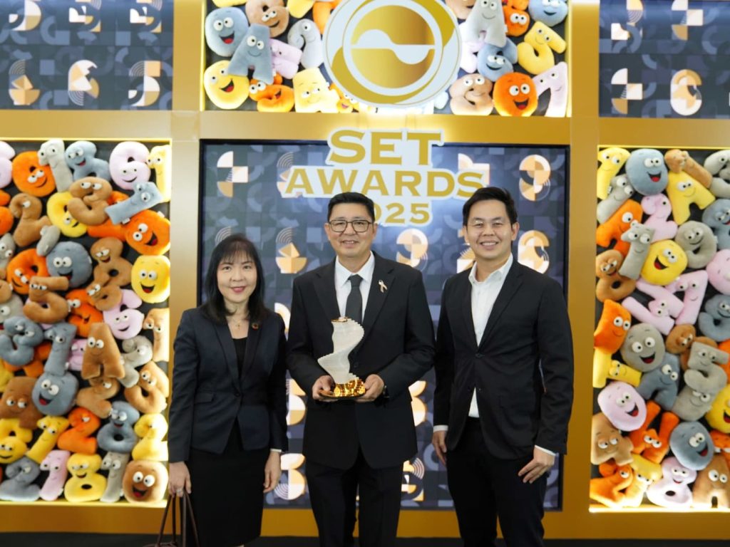 SCBX Honored with “Best Sustainability Awards” at SET Awards 2025