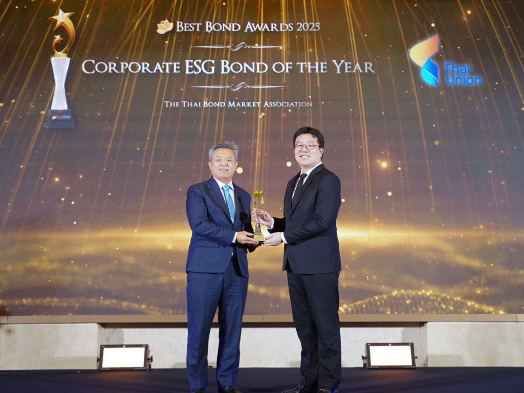 ไทยยูเนี่ยน ปลื้มรับรางวัล ‘Corporate ESG Bond of the Year’