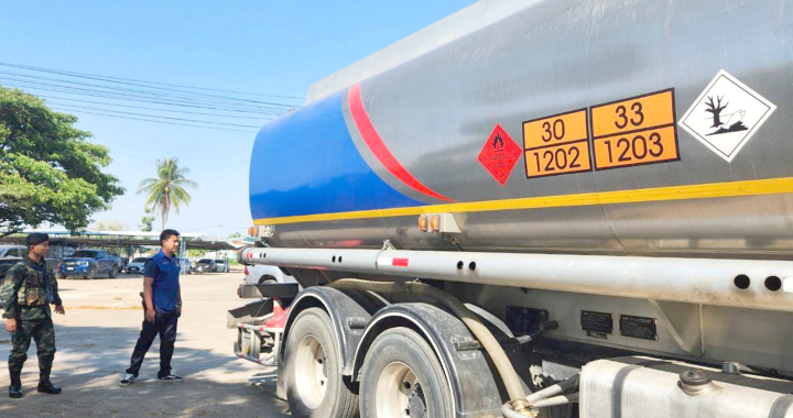 สรรพสามิตลากไส้จับน้ำมันเถื่อน 5 แสนลิตร