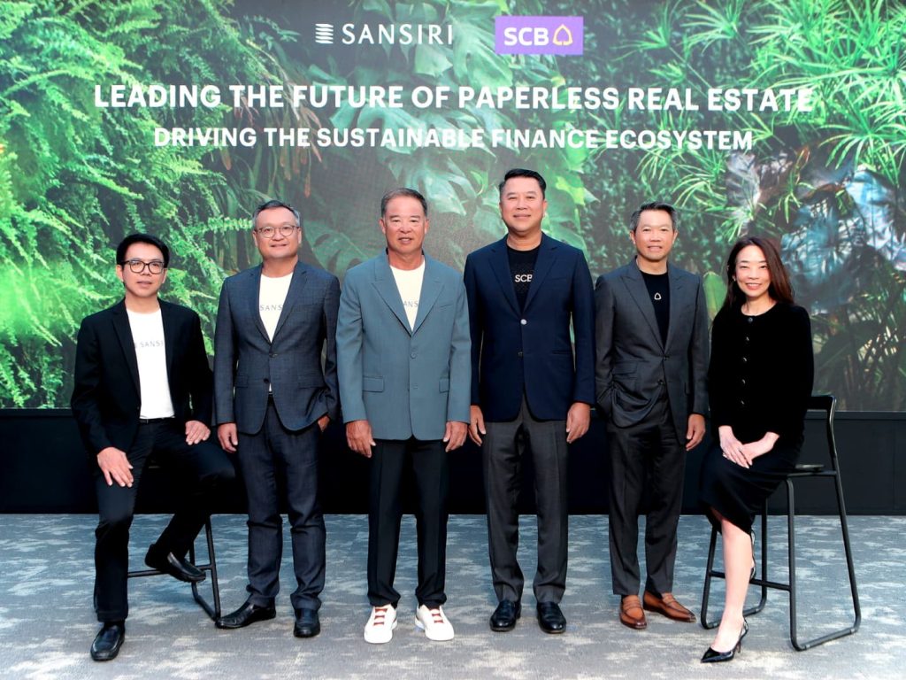 Sansiri and SCB Lead Real Estate Shift to Paperless Finance