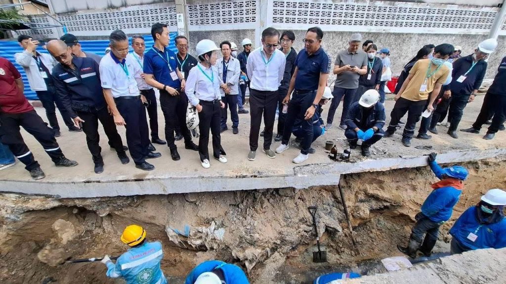 “บางจาก” เผย ไม่พบรอยรั่วจากการตรวจสอบท่อส่งน้ำมันบริเวณถนนเชื้อเพลิง