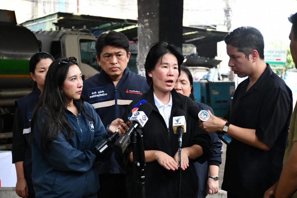 “ฐิติภัสร์” เผยพบจุดรั่วท่อน้ำมันพระราม 3 แผลยาว 6.6 ซม. สั่งตรวจท่อทั้งระบบ 32 กม.