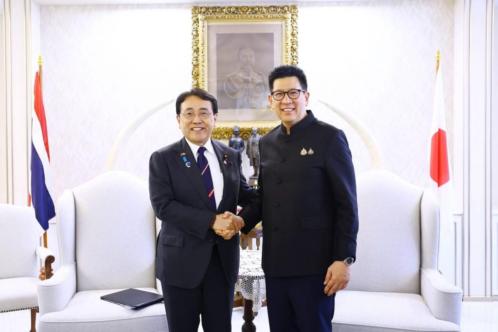 “เอกนิติ” 3 กระทรวงรับ รมว.METI ญี่ปุ่น ย้ำไทยพร้อมเป็นฐานผลิตยานยนต์แห่งอนาคต