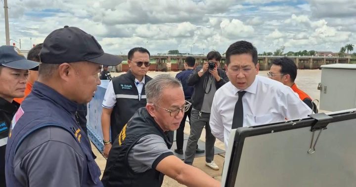 “ภัทรพงศ์” ลงพื้นที่ชัยนาท ตรวจเหตุแพโป๊ะหลุด ติดตามสถานการณ์น้ำเจ้าพระยา