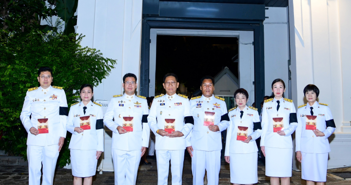 กรมธนารักษ์ ร่วมผลัดเวรเฝ้าฯ พระพิธีธรรมสวดพระอภิธรรมพระศพ “เจ้าฟ้าพัชรกิติยาภา”
