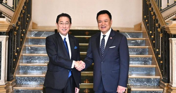 “อนุทิน” หารืออดีตนายกฯ ญี่ปุ่น ดึงไทยร่วมฐานผลิต EV ยกระดับอุตสาหกรรมไทย